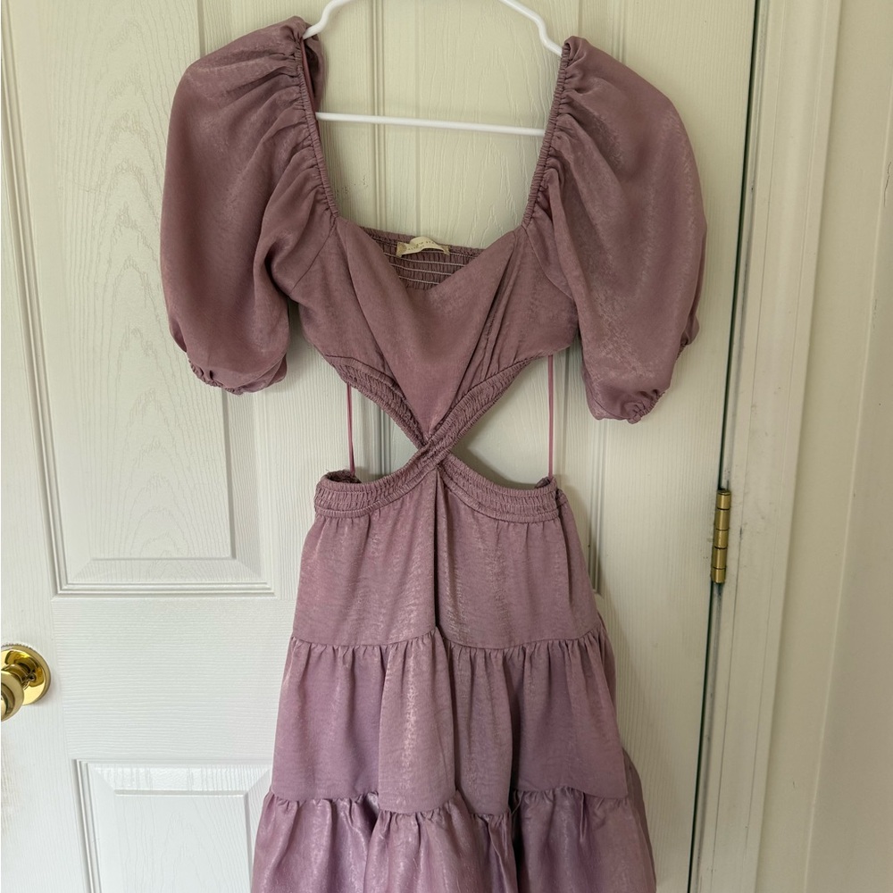 Altar'd State Dusty Purple Dress